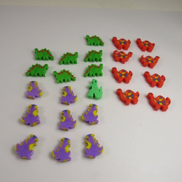 Easter Egg Filler: Small Dinosaur Erasers (24 items) Dinosaurs (they stand up) - Picture 2 of 9